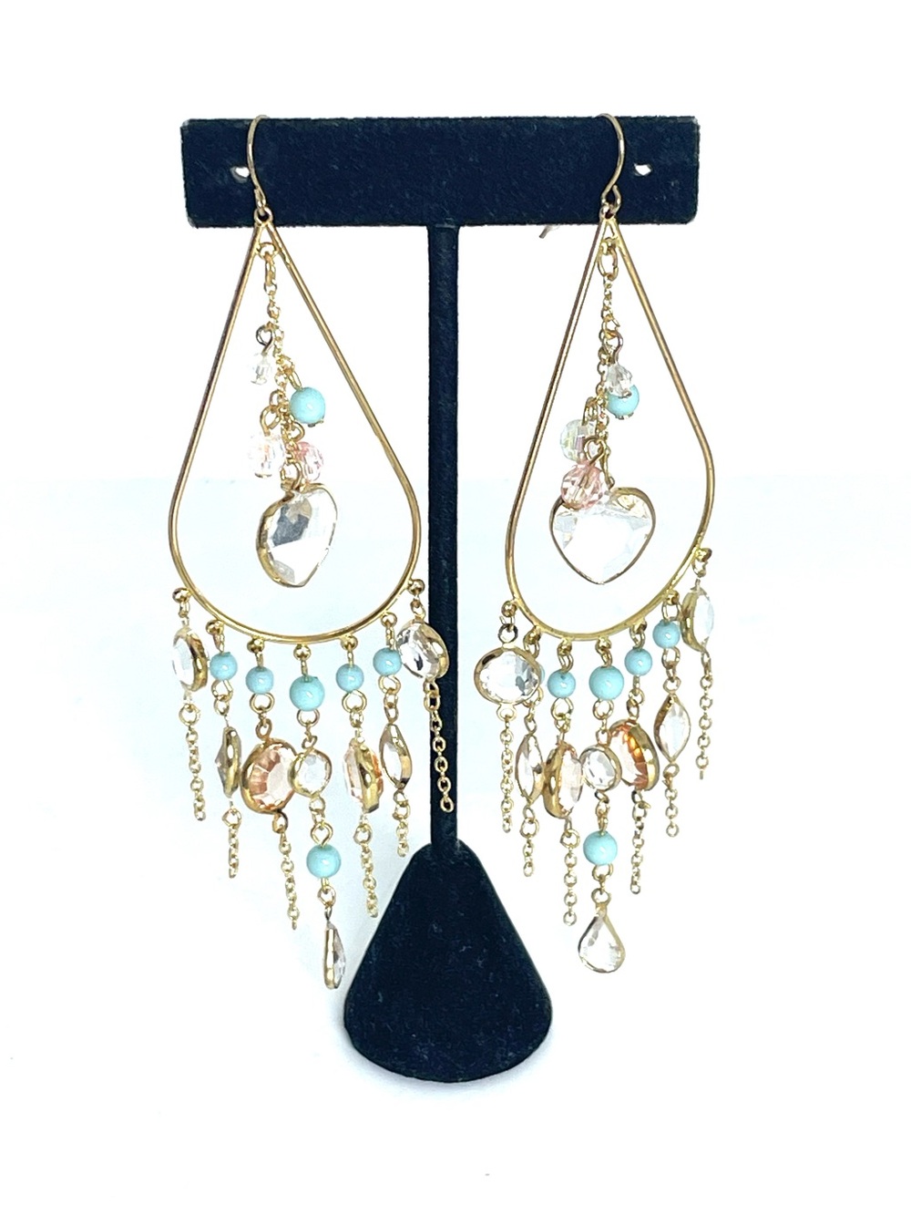 New Golden Chandelier Earrings